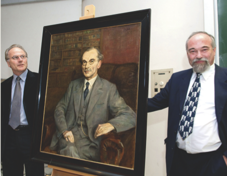 Unveiling of Heinrich Liebmann portrait